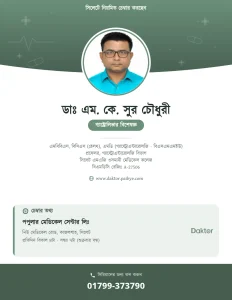 ডাঃ এম. কে. সুর চৌধুরী — গ্যাষ্ট্রোলিভার বিশেষজ্ঞ